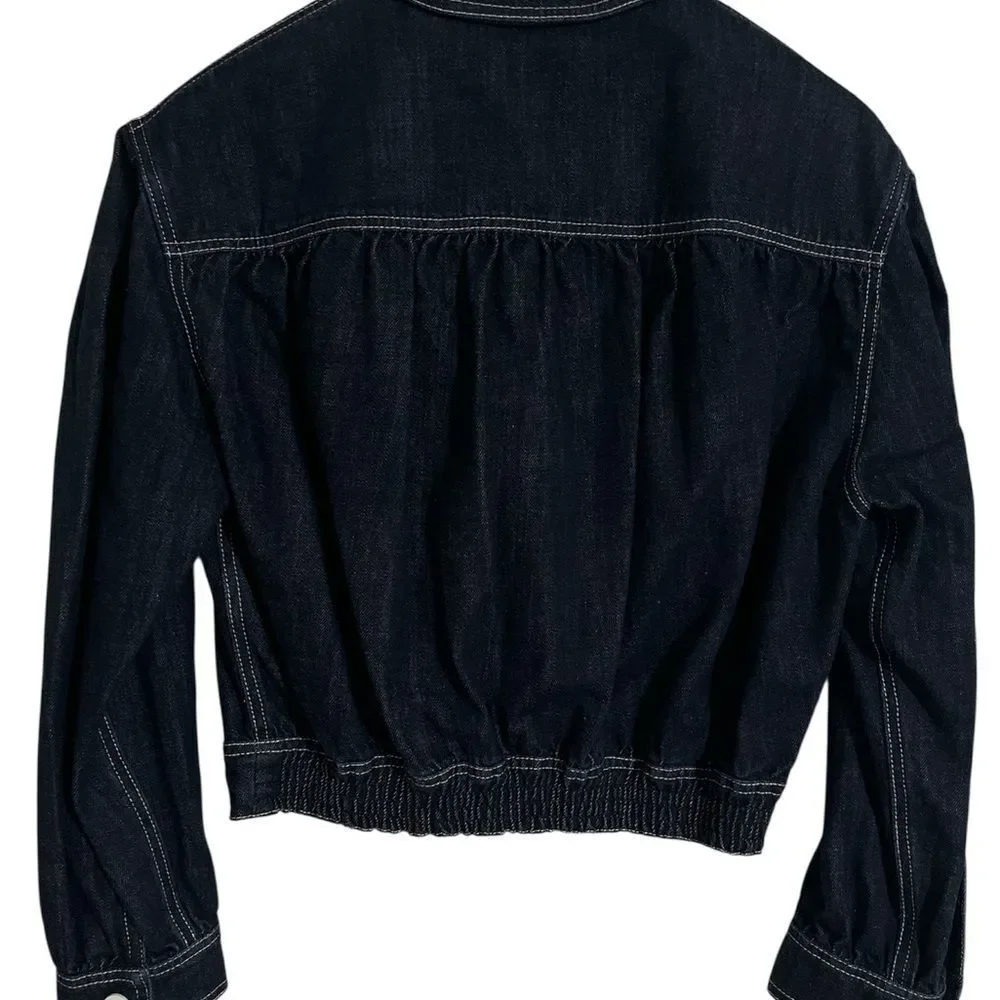 Philosophy di Lorenzo Serafini Dark Blue Denim Jacket